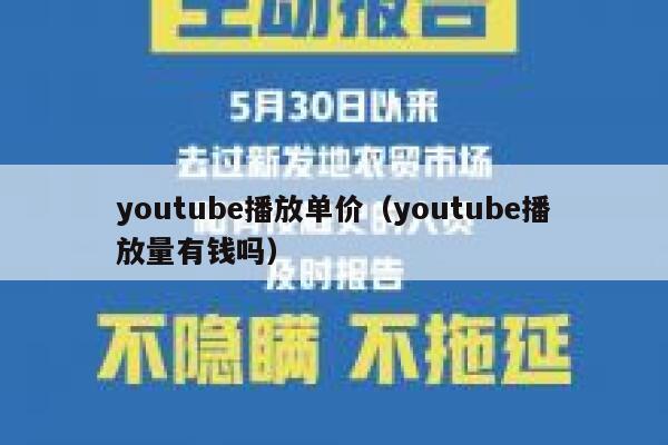 youtube播放单价（youtube播放量有钱吗） 第1张