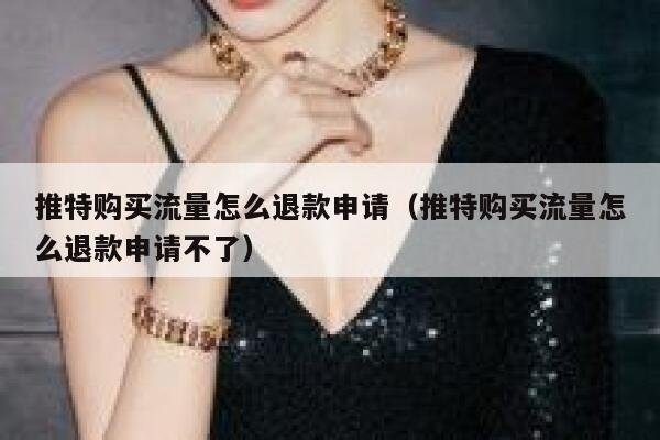 推特购买流量怎么退款申请（推特购买流量怎么退款申请不了） 第1张