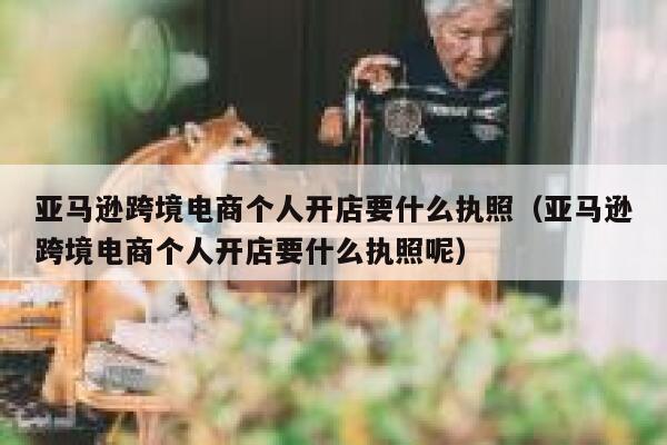 亚马逊跨境电商个人开店要什么执照（亚马逊跨境电商个人开店要什么执照呢） 第1张