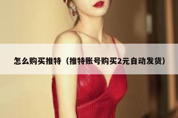 怎么购买推特（推特账号购买2元自动发货） 第1张