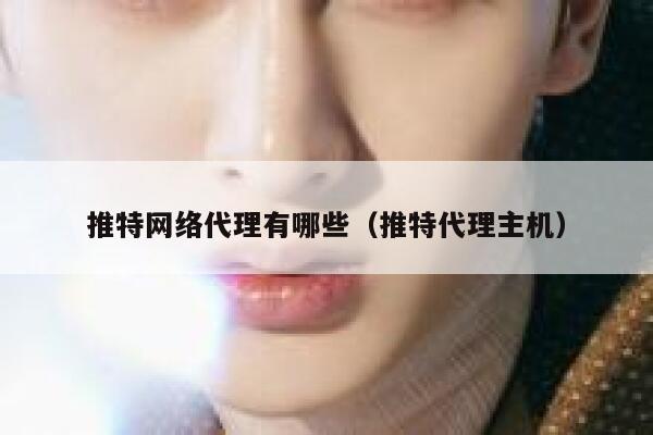 推特网络代理有哪些（推特代理主机） 第1张