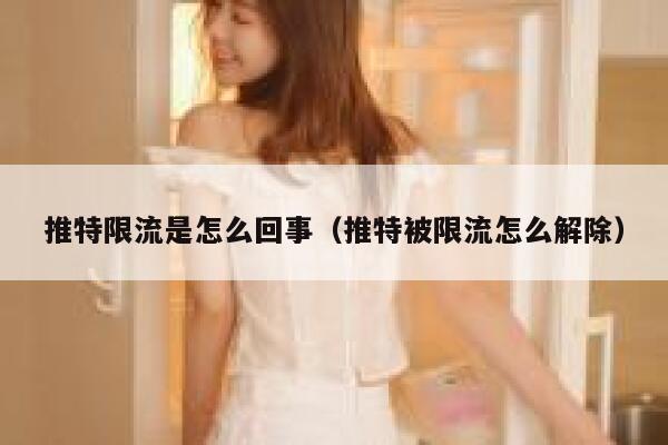推特限流是怎么回事（推特被限流怎么解除） 第1张