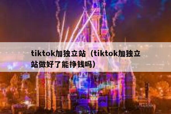 tiktok加独立站（tiktok加独立站做好了能挣钱吗） 第1张