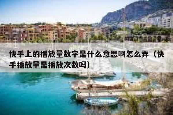 快手上的播放量数字是什么意思啊怎么弄（快手播放量是播放次数吗） 第1张