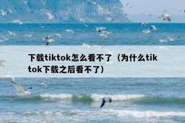 下载tiktok怎么看不了（为什么tiktok下载之后看不了） 第1张