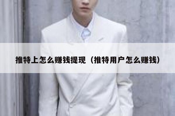 推特上怎么赚钱提现（推特用户怎么赚钱） 第1张
