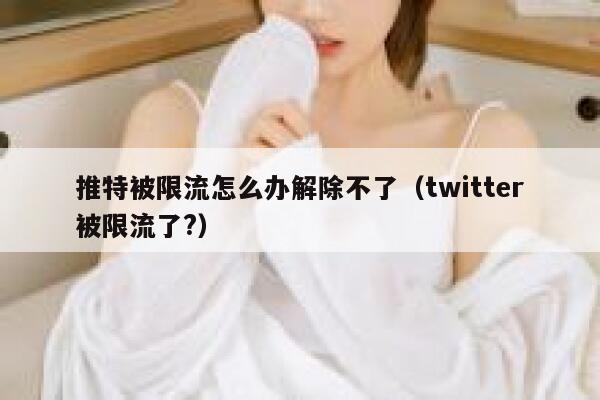 推特被限流怎么办解除不了（twitter被限流了?） 第1张