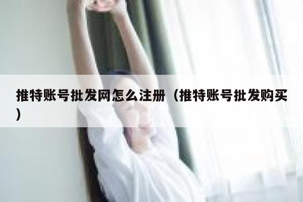 推特账号批发网怎么注册（推特账号批发购买） 第1张
