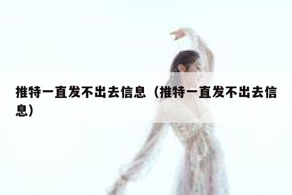 推特一直发不出去信息（推特一直发不出去信息） 第1张
