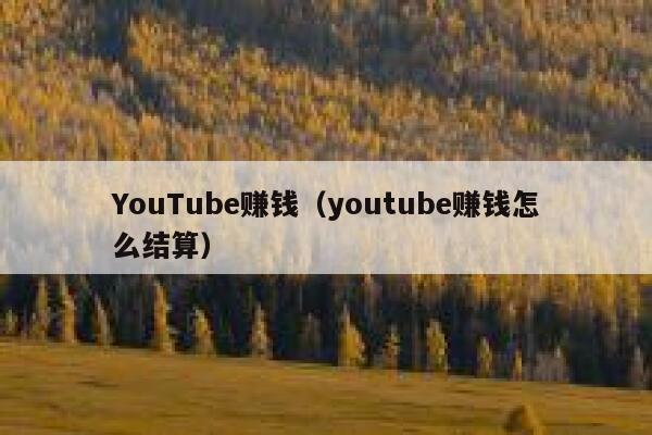 YouTube赚钱（youtube赚钱怎么结算） 第1张