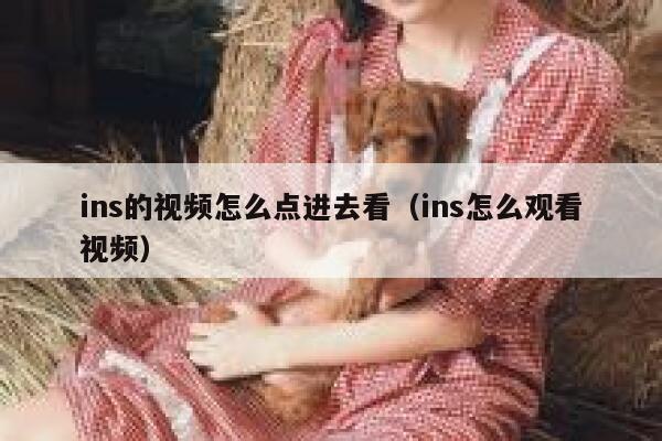 ins的视频怎么点进去看（ins怎么观看视频） 第1张
