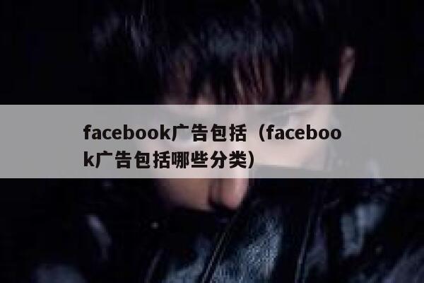 facebook广告包括（facebook广告包括哪些分类） 第1张