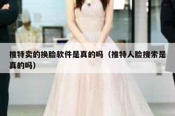 推特卖的换脸软件是真的吗（推特人脸搜索是真的吗） 第1张