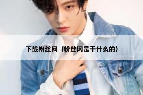 下载粉丝网（粉丝网是干什么的） 第1张