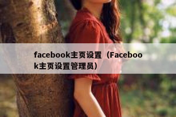 facebook主页设置（Facebook主页设置管理员） 第1张