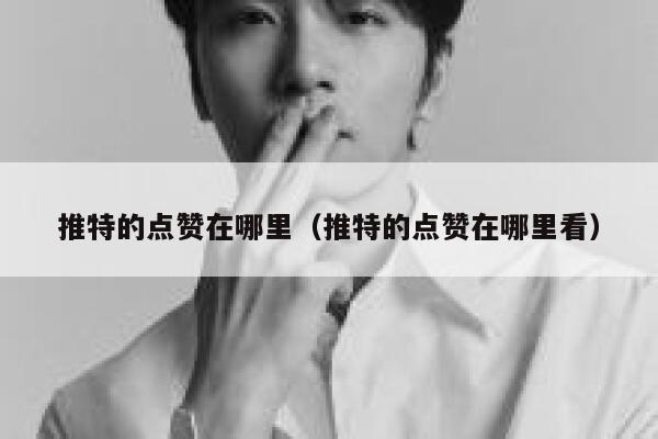 推特的点赞在哪里（推特的点赞在哪里看） 第1张