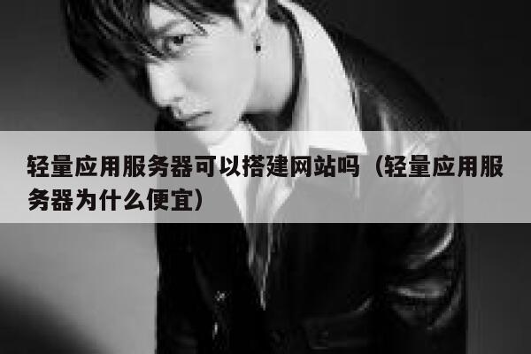 轻量应用服务器可以搭建网站吗（轻量应用服务器为什么便宜） 第1张