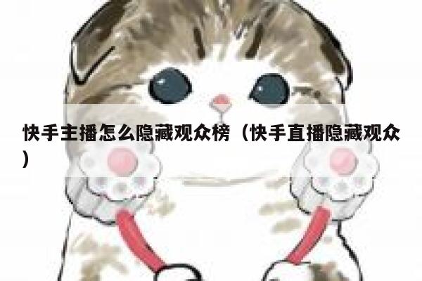 快手主播怎么隐藏观众榜（快手直播隐藏观众） 第1张