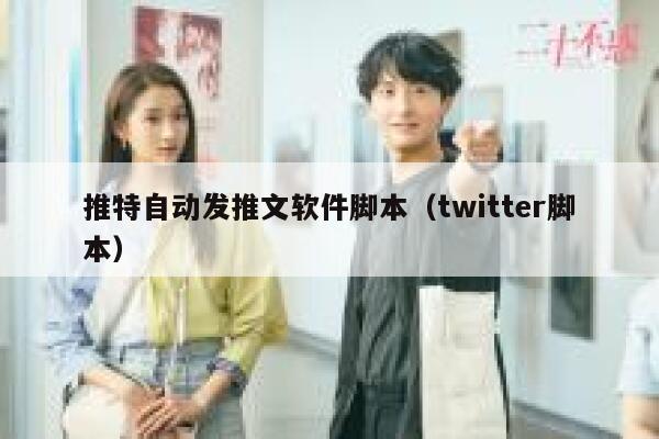 推特自动发推文软件脚本（twitter脚本） 第1张