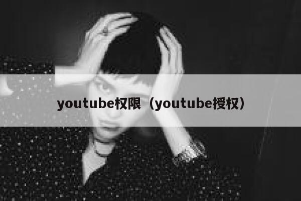 youtube权限（youtube授权） 第1张