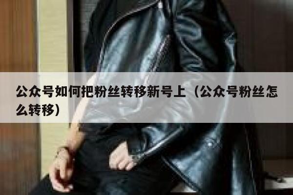 公众号如何把粉丝转移新号上（公众号粉丝怎么转移） 第1张