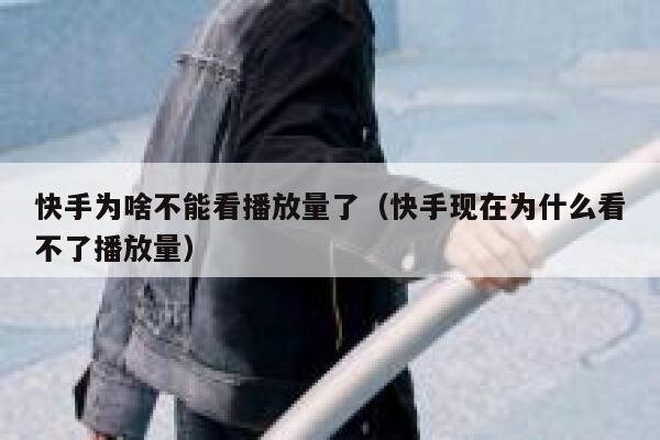 快手为啥不能看播放量了（快手现在为什么看不了播放量） 第1张