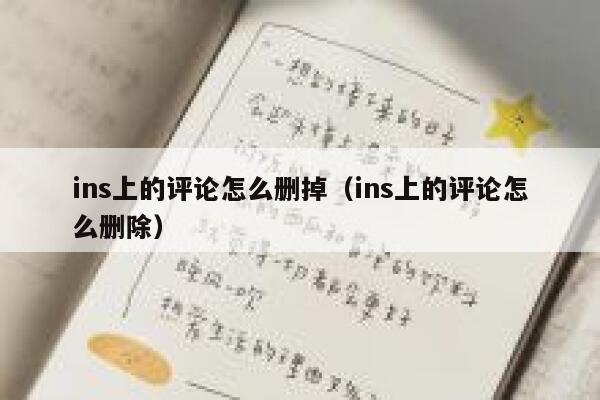 ins上的评论怎么删掉（ins上的评论怎么删除） 第1张