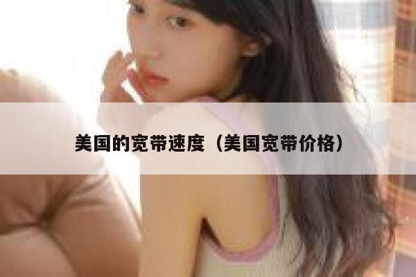 美国的宽带速度（美国宽带价格） 第1张