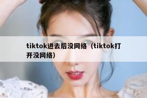 tiktok进去后没网络（tiktok打开没网络） 第1张