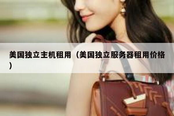 美国独立主机租用（美国独立服务器租用价格） 第1张