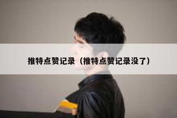 推特点赞记录（推特点赞记录没了） 第1张