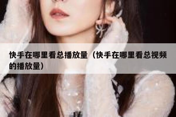 快手在哪里看总播放量（快手在哪里看总视频的播放量） 第1张