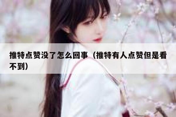 推特点赞没了怎么回事（推特有人点赞但是看不到） 第1张