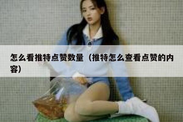 怎么看推特点赞数量（推特怎么查看点赞的内容） 第1张