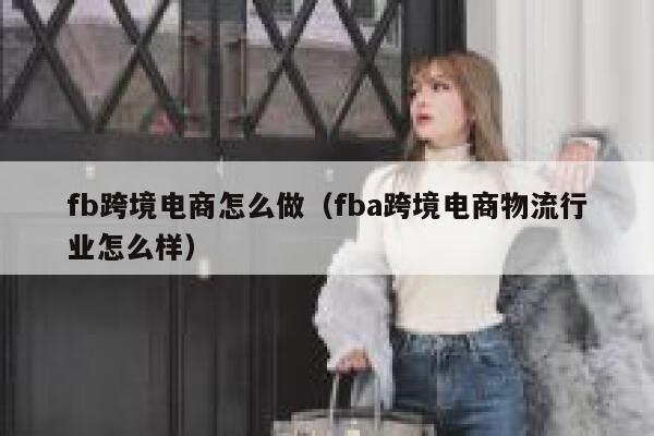 fb跨境电商怎么做（fba跨境电商物流行业怎么样） 第1张