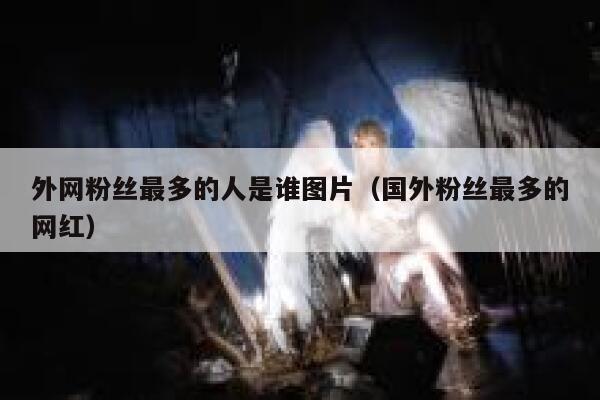 外网粉丝最多的人是谁图片（国外粉丝最多的网红） 第1张