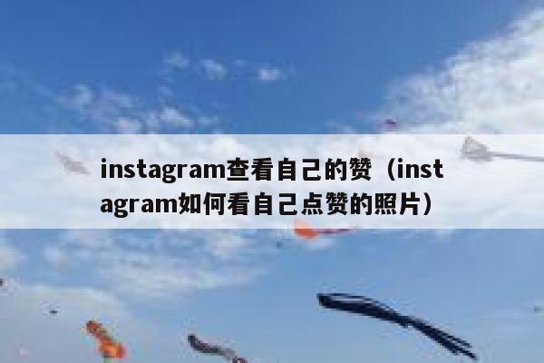 instagram查看自己的赞（instagram如何看自己点赞的照片） 第1张
