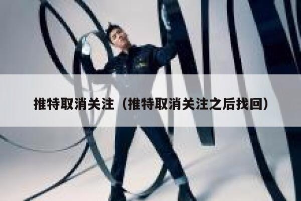 推特取消关注（推特取消关注之后找回） 第1张