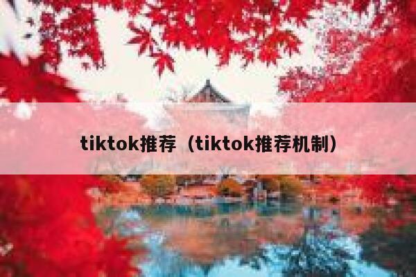 tiktok推荐（tiktok推荐机制） 第1张