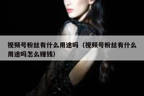 视频号粉丝有什么用途吗（视频号粉丝有什么用途吗怎么赚钱） 第1张