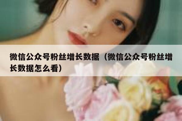 微信公众号粉丝增长数据（微信公众号粉丝增长数据怎么看） 第1张