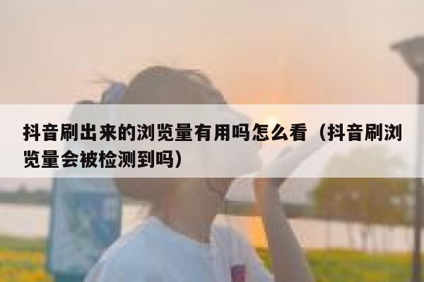 抖音刷出来的浏览量有用吗怎么看（抖音刷浏览量会被检测到吗） 第1张