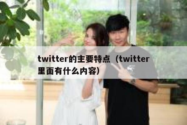 twitter的主要特点（twitter里面有什么内容） 第1张
