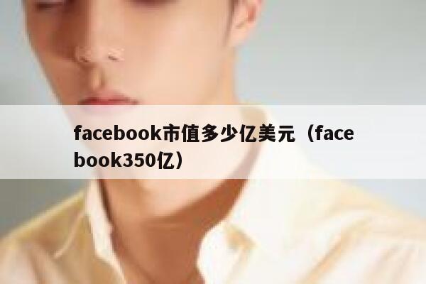 facebook市值多少亿美元（facebook350亿） 第1张