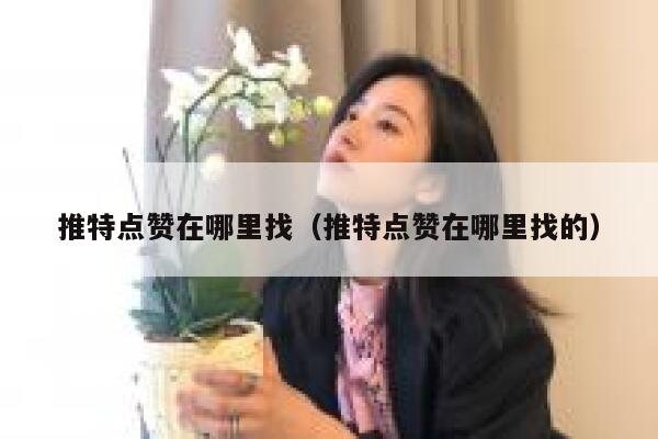 推特点赞在哪里找（推特点赞在哪里找的） 第1张