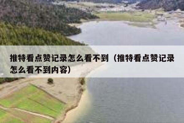 推特看点赞记录怎么看不到（推特看点赞记录怎么看不到内容） 第1张