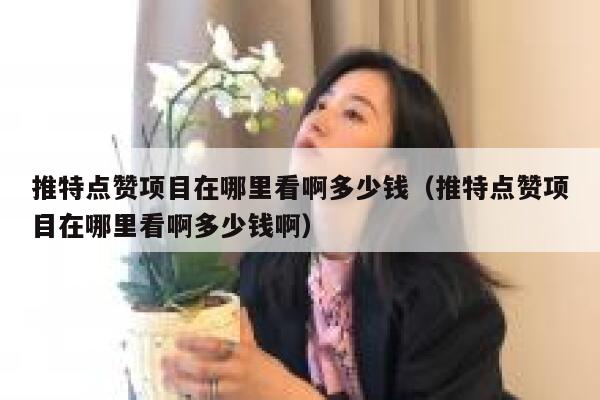 推特点赞项目在哪里看啊多少钱（推特点赞项目在哪里看啊多少钱啊） 第1张