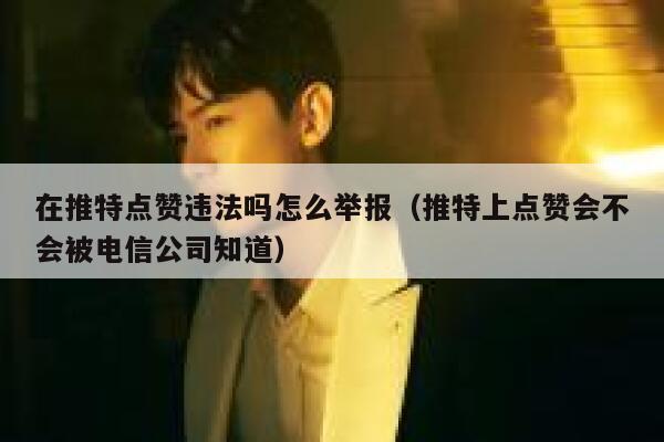 在推特点赞违法吗怎么举报（推特上点赞会不会被电信公司知道） 第1张