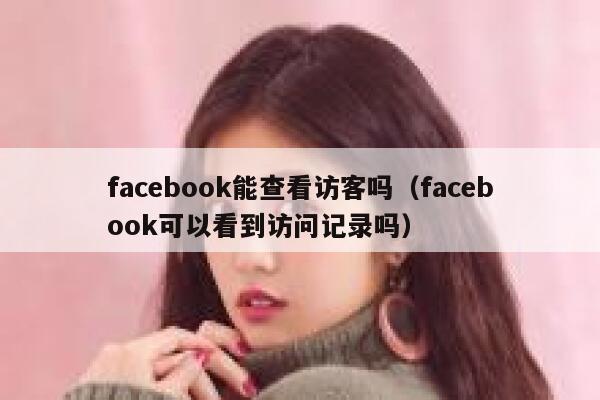 facebook能查看访客吗（facebook可以看到访问记录吗） 第1张