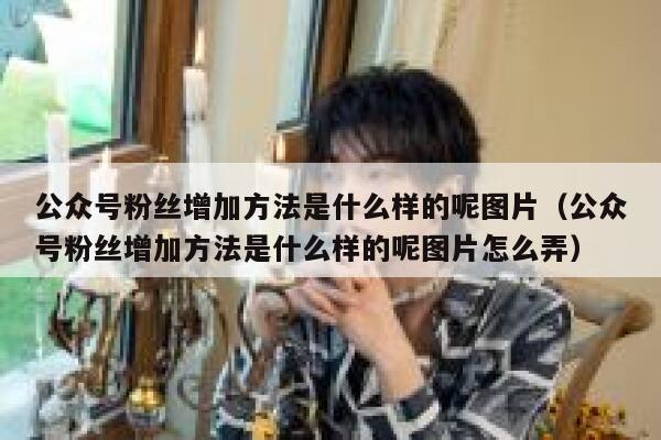 公众号粉丝增加方法是什么样的呢图片（公众号粉丝增加方法是什么样的呢图片怎么弄） 第1张